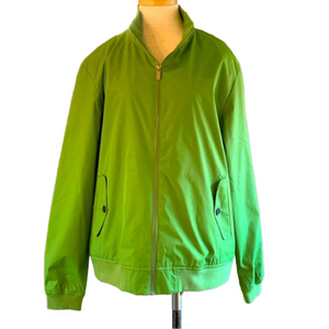 Taylrd sz L Kelly green zip up lightweight jacket